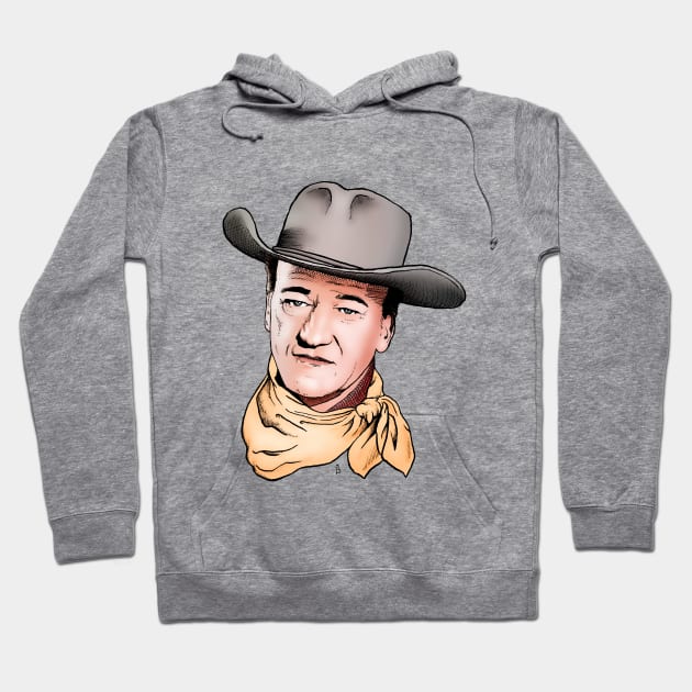 John Wayne. Hoodie by Indigenous Bert